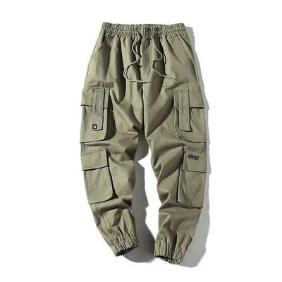 Oversized preto roupas masculinas joggers sweatwear algodão carga pantalon homme japonês jogging techwear hip hop 5xl calças para homem