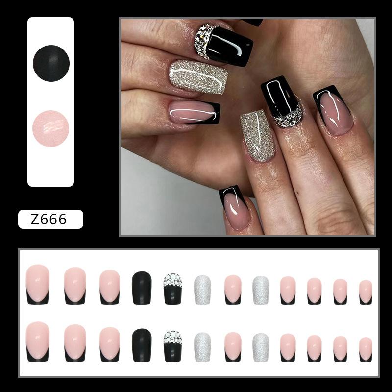 Spring And Summer Diamonds Wear Armor, Simple Small Diamonds Pile Diamond Nail Art Pieces, Sweet Girl Fashion Wear Armor