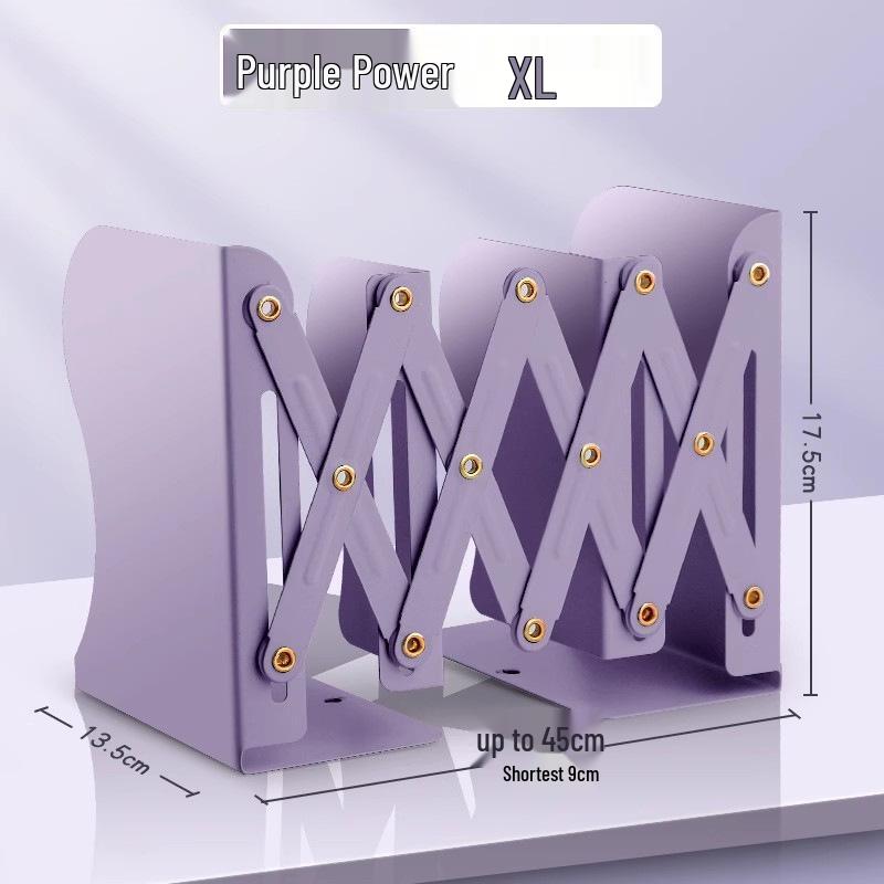 Zásuvný stolní regál na knihy s držákem na tužky a děličem knih pro studenty