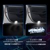 Car courtesy LED courtesy lamp, courtesy light with logo projection and ghost effect, for Honda Odyssey, 2-pack (Odyssey03)
