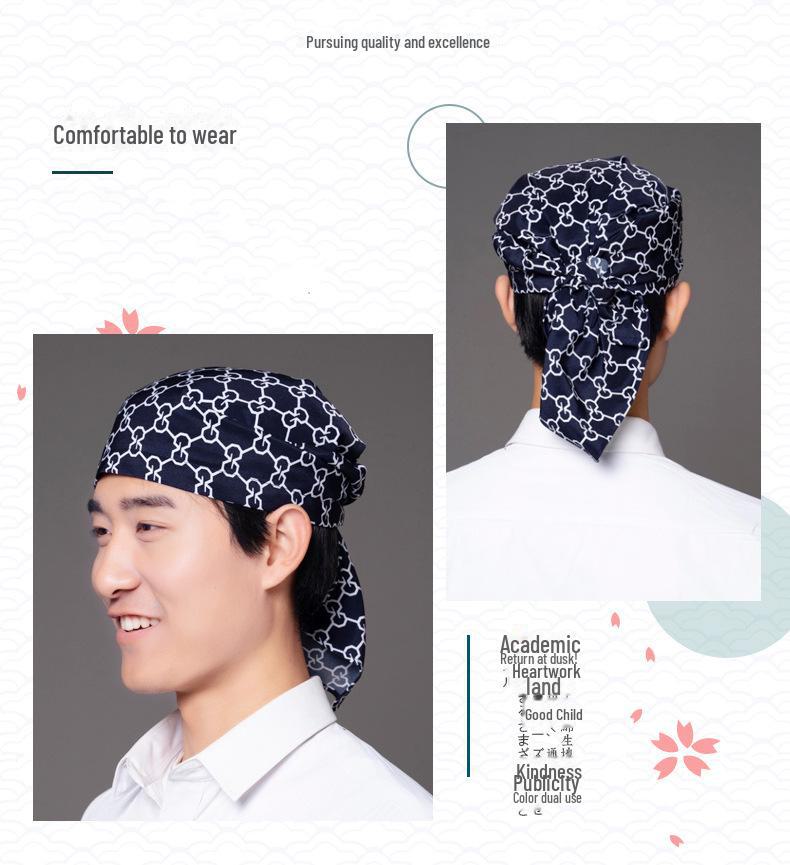 Japanese Cuisine Chef & Waiter Pirate Hat