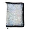 6-Hole Album Storage Binder with Zipper Sticker Storage Organizer Water Resist for Storing Postcards Photos Ticket Stubs