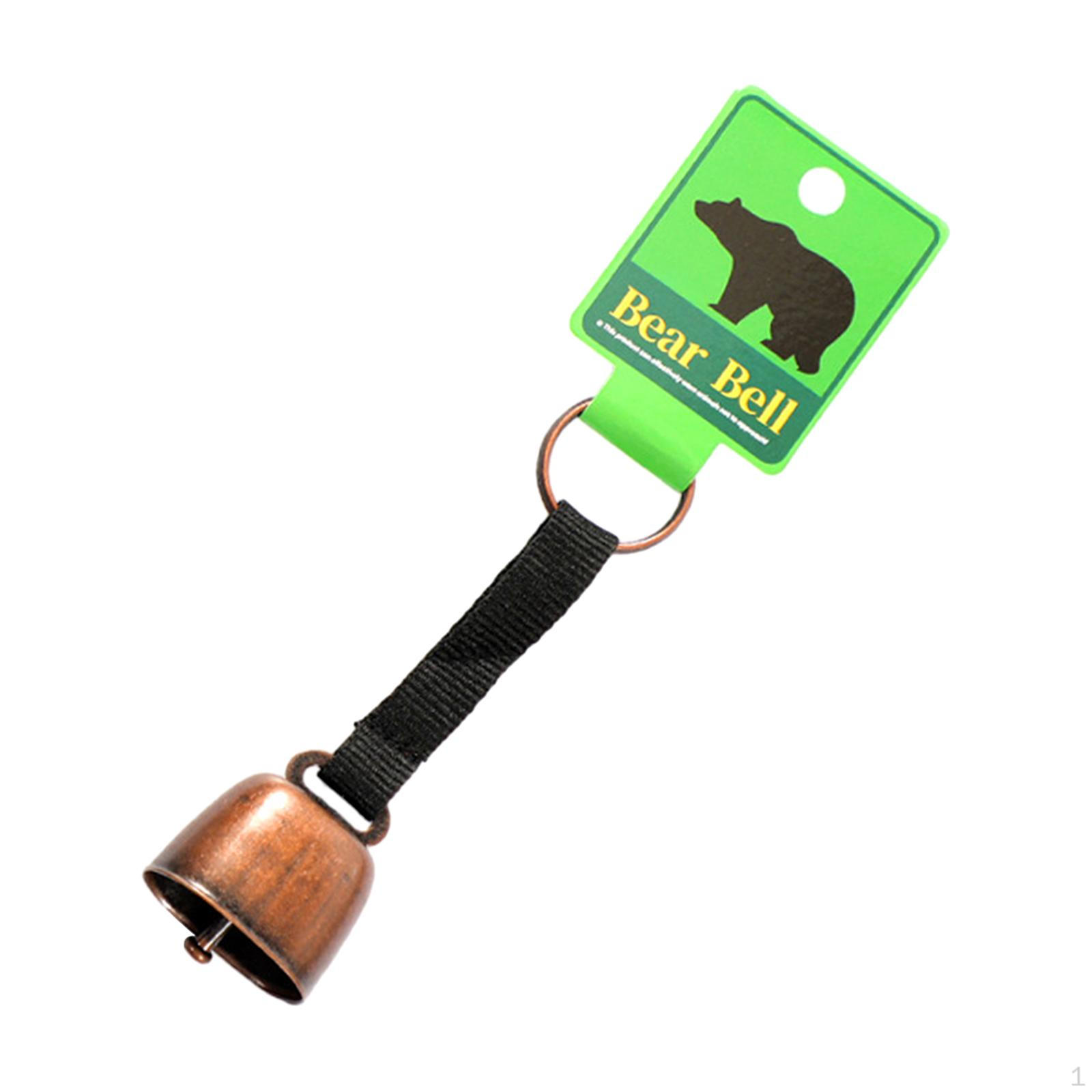 

Медвежий колокольчик против потери питомца, подвесная собака с брелоком, шумелка для коров, путешествия, кемпинг, Black Red Bronze