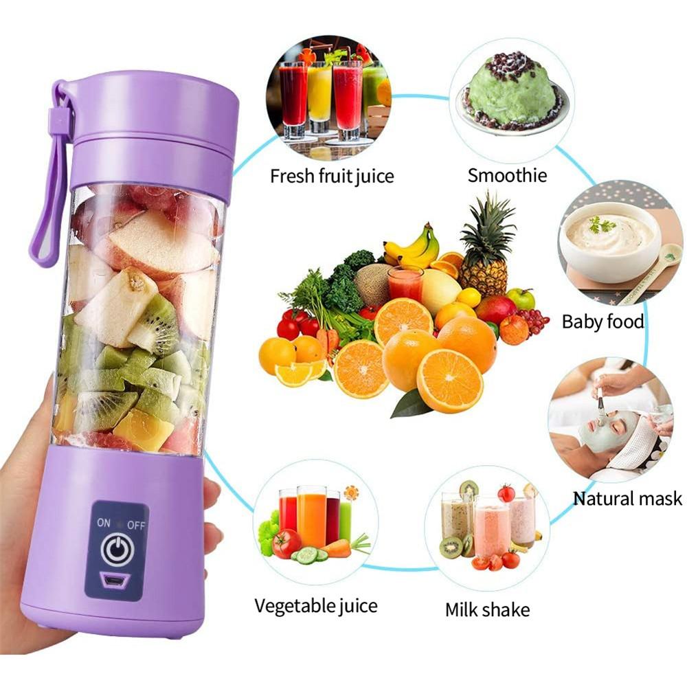 New Mini Portable Blender For Shakes Smoothies Juice Mixer With Usb Rechargeable
