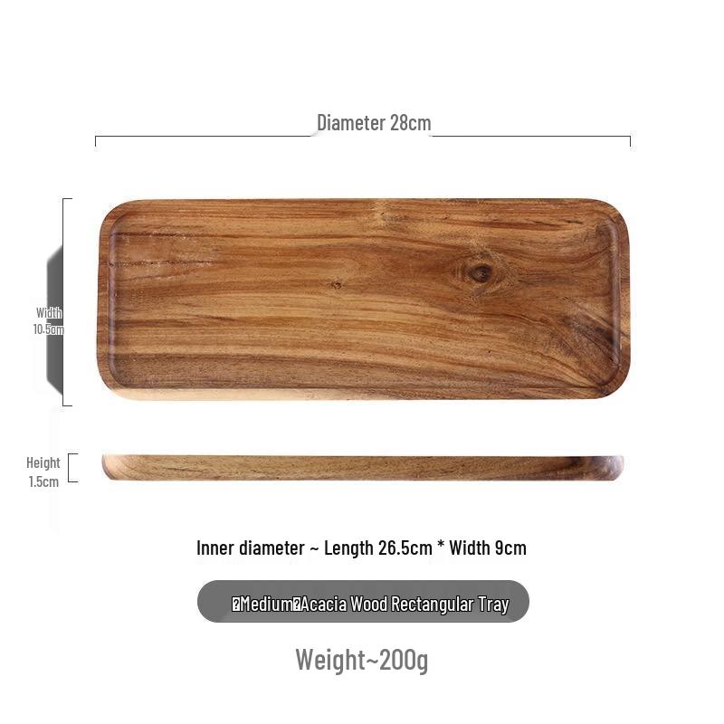 Jingbaodi Japanese Style Rectangular Serving Tray