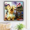 5D DIY Diamond Painting Dog Full Drill Square Diamond Embroidery Animal Needlework Beaded Mosaic Art Handmade Gift