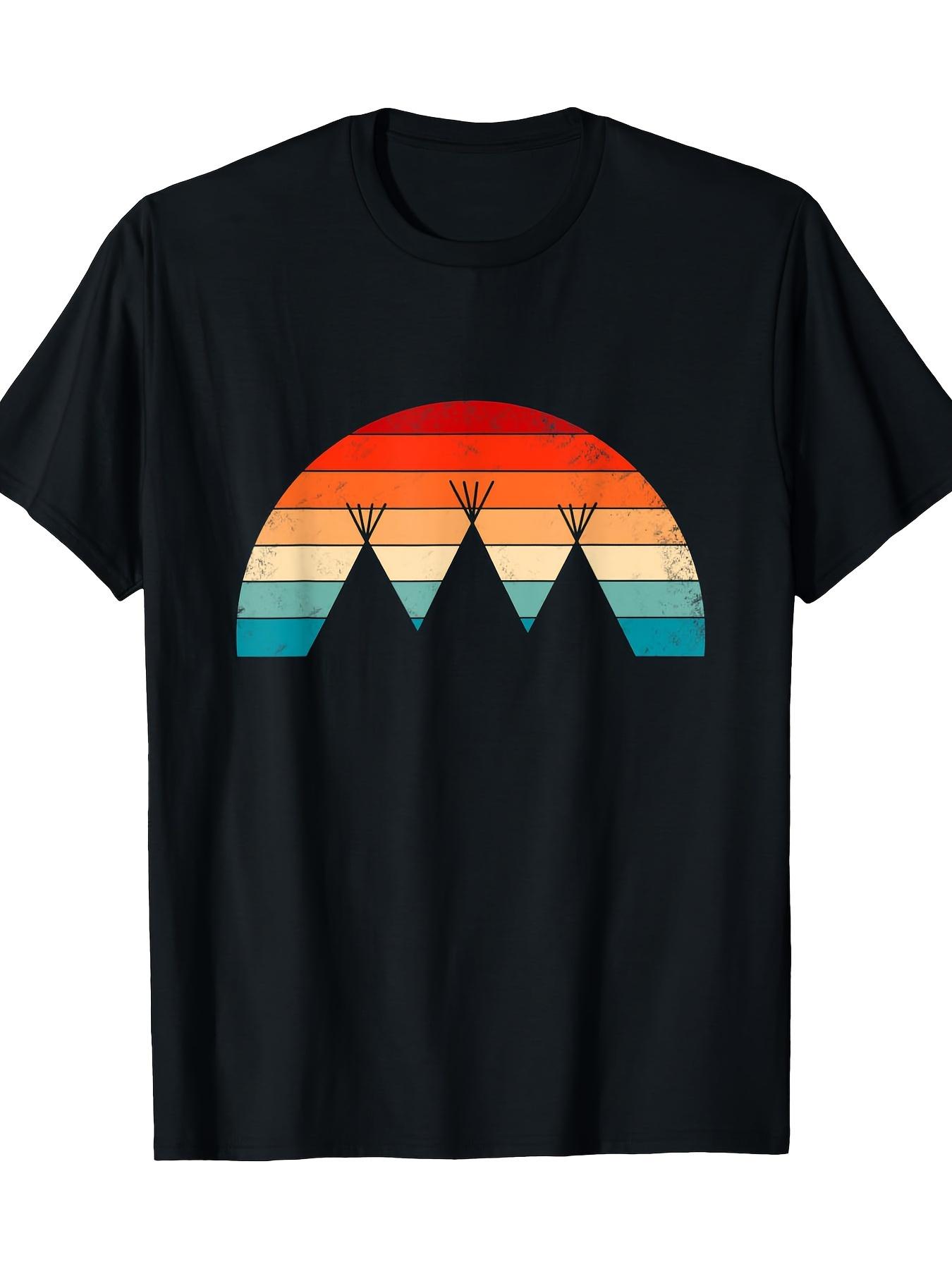 

Винтажная футболка с принтом для мужчин, подарок коренного американца, подарок индейца, дизайн 100% хлопок, летняя, с круглым вырезом, короткий рукав, повседневная S