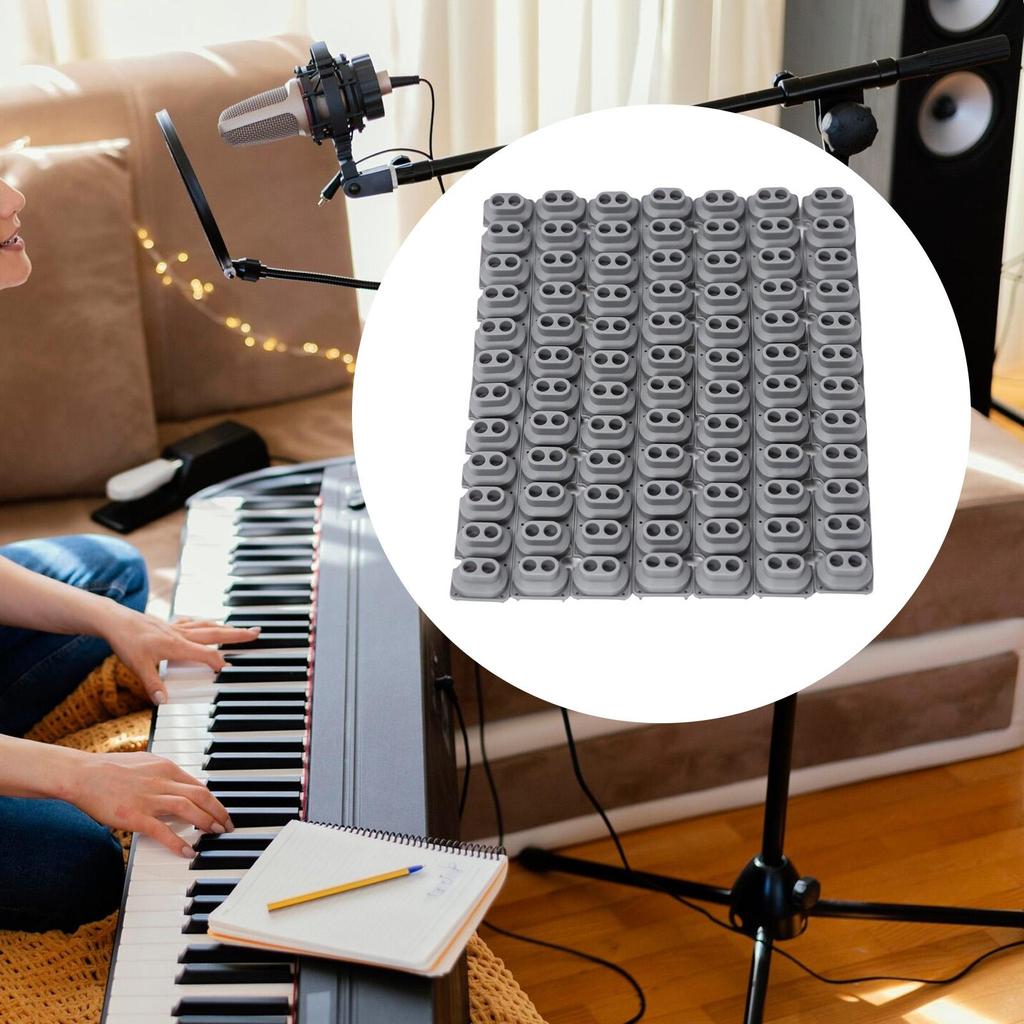 Keyboard Conductive Rubber Strip Replacement Pad for 12 Key Digital Piano Repair Accessory