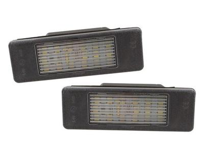 Nissan Micra II Navara Note NV200 Pathfinder Primera LED License Plate Lights 2 Pcs Set