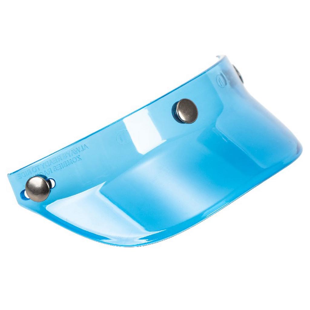 Universal 3 Snap Button Visor Flip Up Wind  for Open Face Motorcycle Helmet