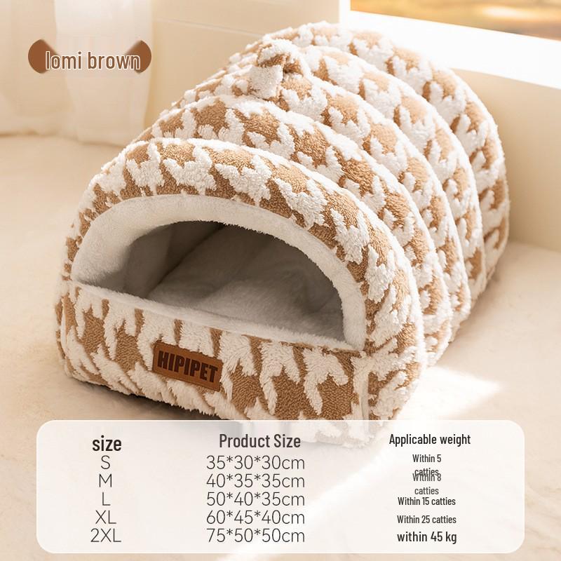 Autumn & Winter Deep Sleep Pet Bed for Large Dogs & Cats