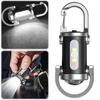 Rechargeable LED Flashlight High Brightness 3 Lighting Modes Waterproof Compact Portable Keychain Flashlight Mini Torch