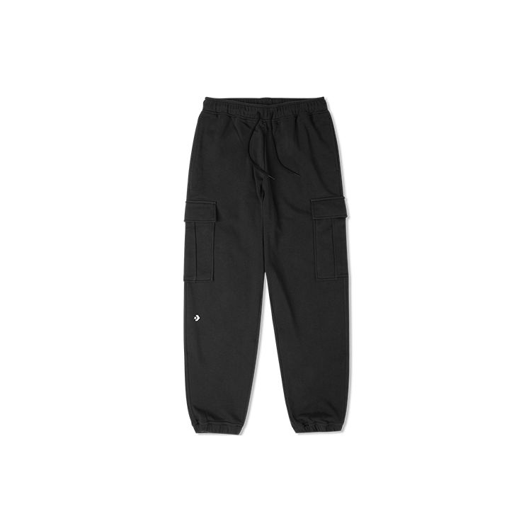 

Мужские однотонные джоггеры Converse на шнурке, черные 10024607-A03