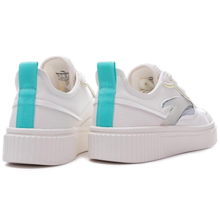 Anta Cushioning Lightweight Balance Cushioning Lightweight Balance Low top Skateboard Shoes Women's White Green 122038063-1