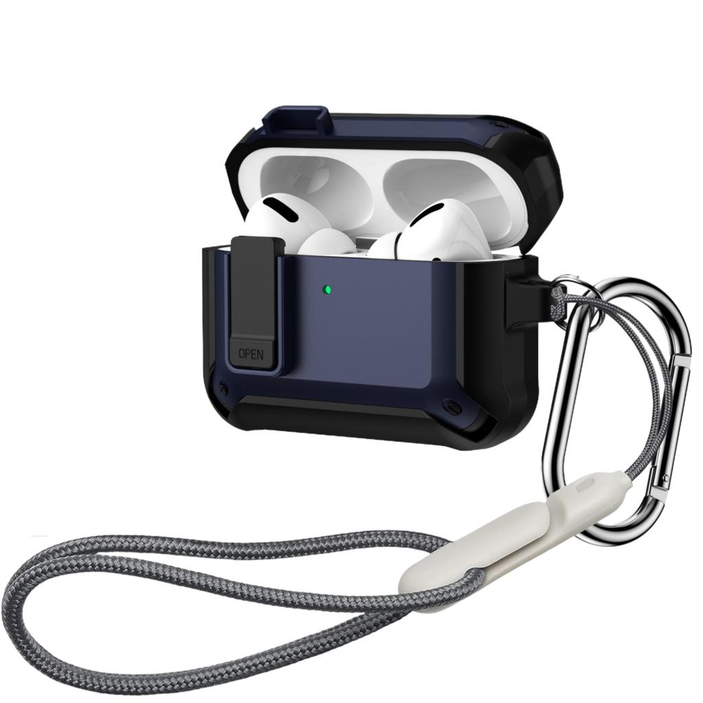 for AirPods Pro 3 Case Secure Lock Case Cover with Lanyard&Keychain Powerful Drop Protection For Airpods Pro 3rd Generation Case