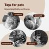 Cat Interactive Toy Bird, Chirping Bird Cat Toy, Automatic Jumping Bird Shaped Cat Toy, Electric Plush Bird Cat Toy, Singing