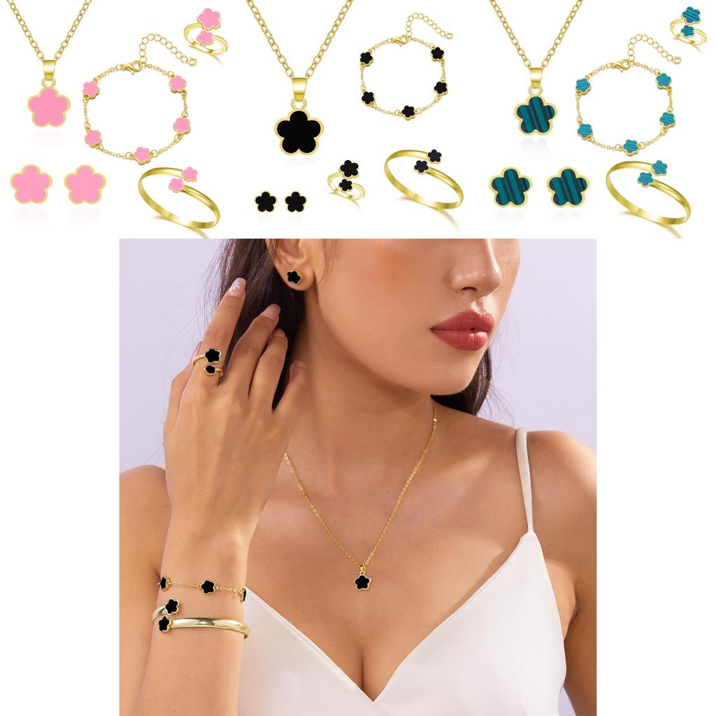 Minimalist Leaf Jewelry Collection For Women With Alloy And Plate Material Suitable For Daily Fashion