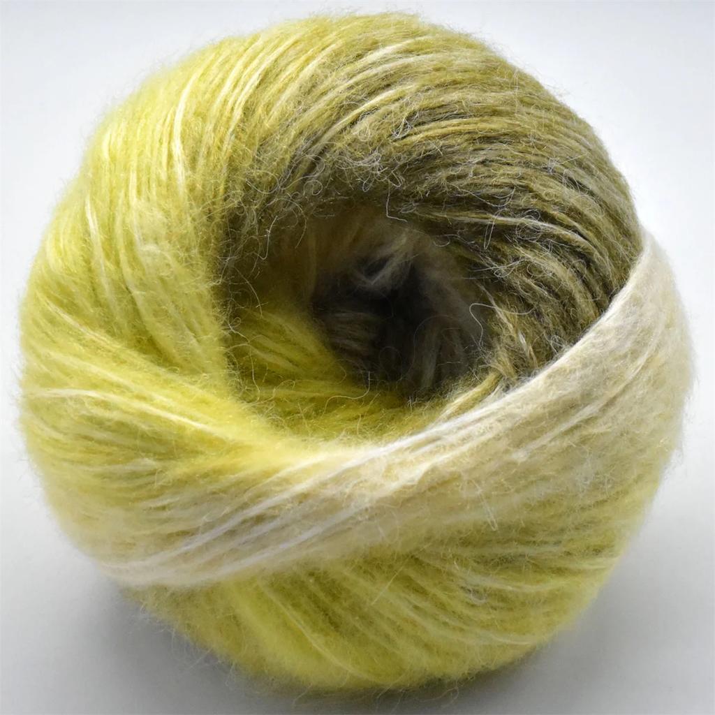 6pcs 300g/10.56oz Mohair Yarn Super Soft Extra Thick Knitting Crochet Wool Vibrant Yarn Bundle for Shawls Scarves Blankets Sweaters DIY Craft Supplies