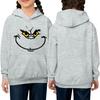 Children's Long-sleeved Loose-fitting Pullover Hoodie With Drawstring And Solid Color