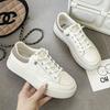 Little White Shoes Women's Summer Versatile Free Lace-up One-pedal Flat-bottomed Casual Sports Board Shoes Trend Versatile