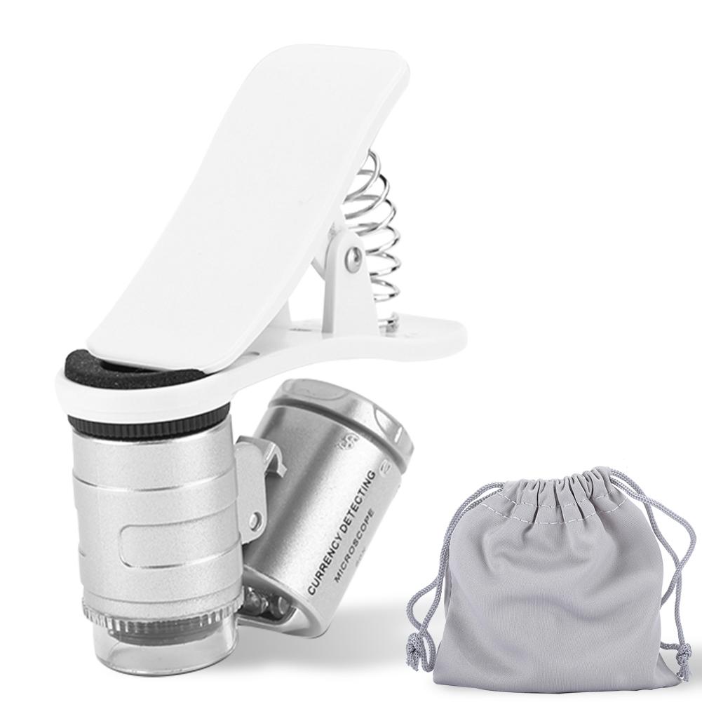 60X Magnifying Glass Handheld LED Portable Magnifier for Jewelry Identification