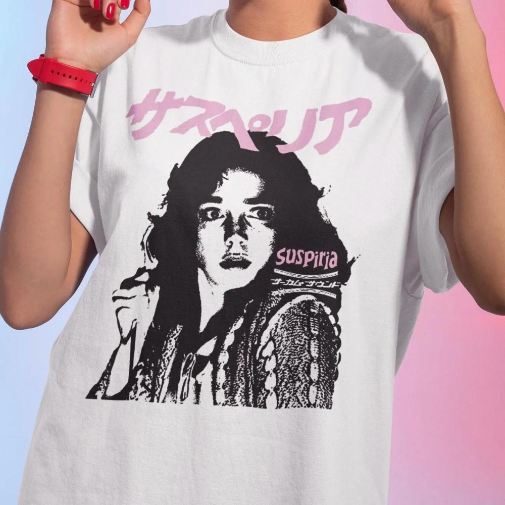 Unisex Suspiria Movie Tshirt 70s Movie Shirt Springsummer Unisexs Clothing Unisexs Tshirts For Summer
