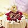 Gold Number Birthday Numeral Candles Number Cake Decor for Adults/Kids Party