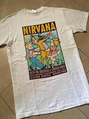 Rare Vintage!! Nirvana Tour Unisex Cotton T-Shirt Tops Tees Men's Women's, Size S To 4XL