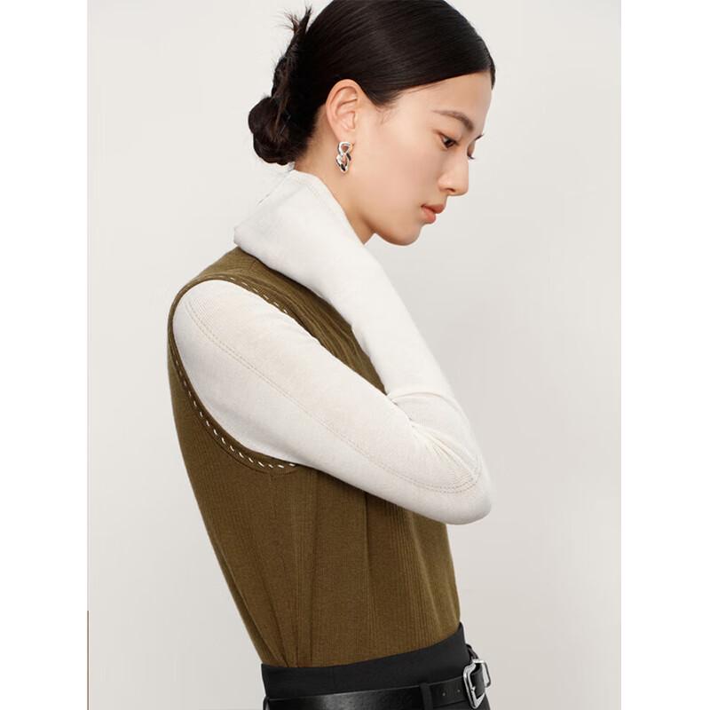 Jiu Zi Anna Kou Women's Sophisticated Casual Long-Sleeve Knit Sweater