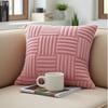 Soft Throw Pillow Covers Knitting Fur Solid Color Sofa Cushion Cover Waist Pillow Case Pillow Case Protector Office Sofa