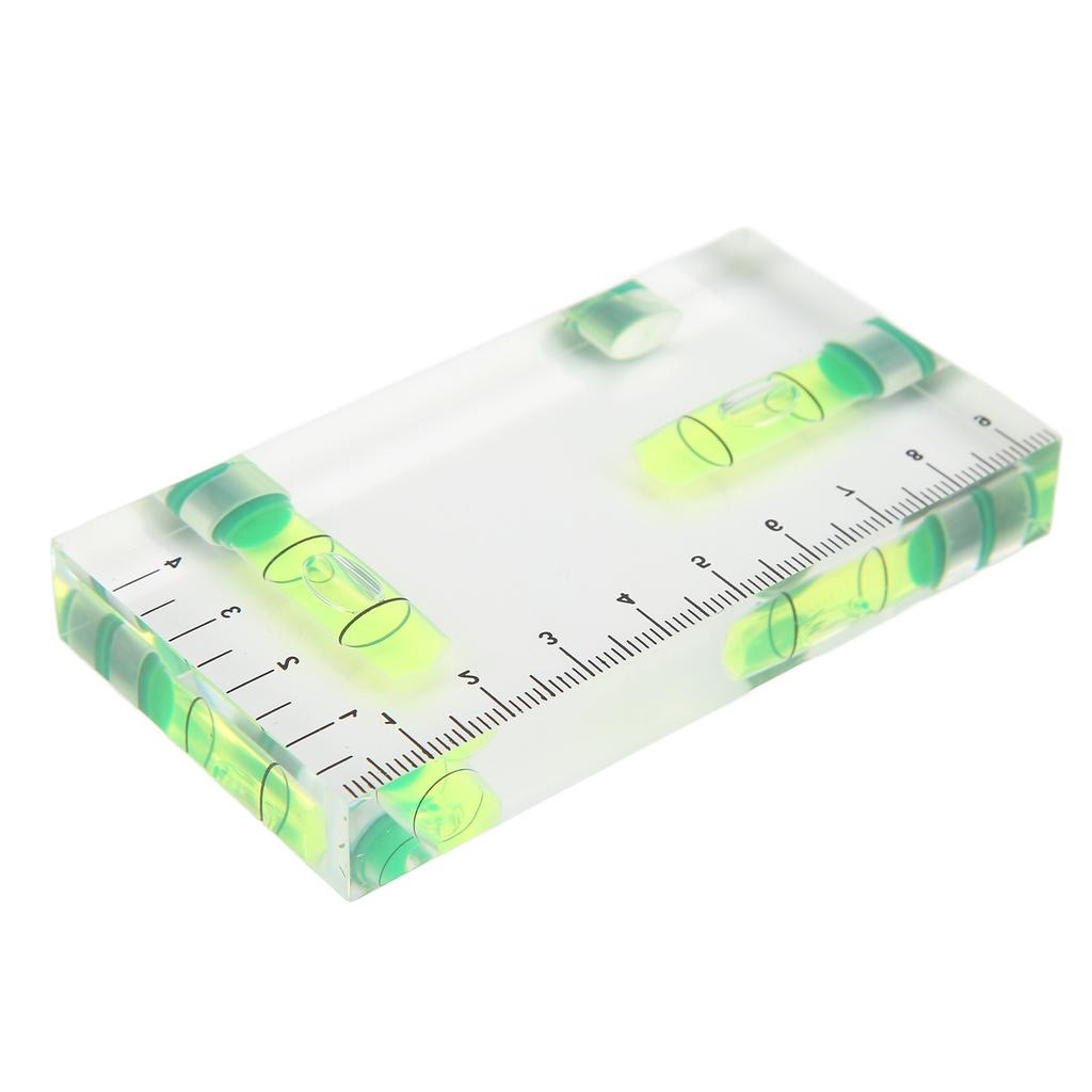 Two Dimensional Horizontal Bubble Level Portable Two Way Integrated Level for Picture Frame