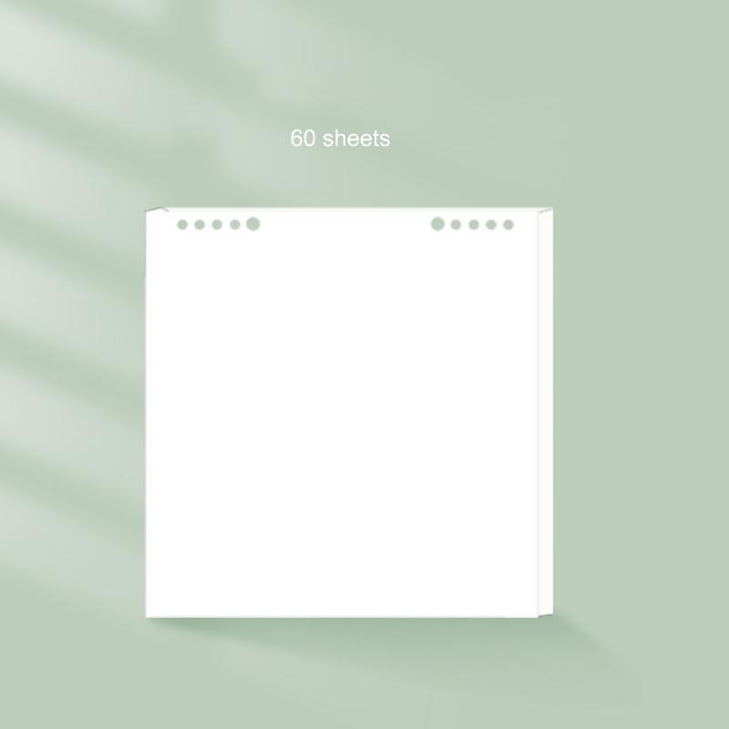 Binder Notebook Refillable 10 Hole Pre-Punched Binder Journal Notebook 120 Pages Gridded for Noting Planning Journaling