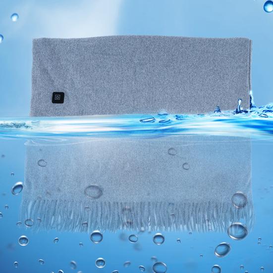 USB Heated Shawl Wrap for Women Portable Wearable Heating Blanket with Tassel Design Intelligent Temperature Control Heating Scarf