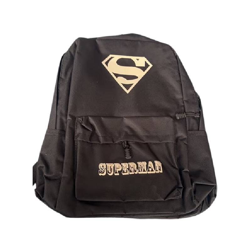 Spiderman Superman Captain America Character Backpack With Laptop Compartment For Students