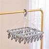 32Clips Hanging Drying Rack Foldable Baby And Toddler Accessories Finishing Storage Rack