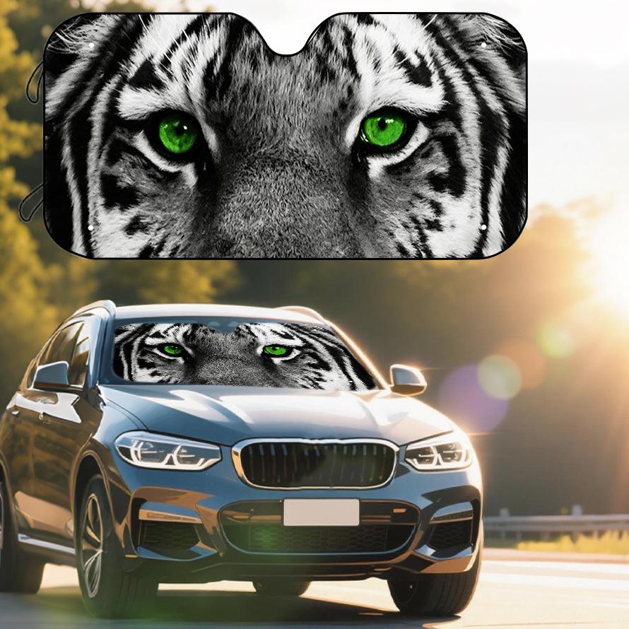 Universal Foldable Car Windshield Sun Visor for Heat and Sun Protection