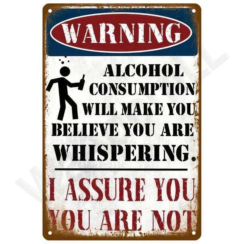 Vintage Metal Plate Tin Sign Retro Wall Art Home Decor Poster Garage Mural Aesthetic Room Bar Decoration 26T0104 26T0104