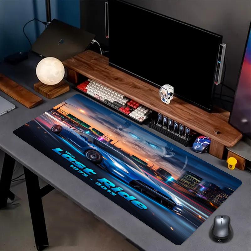 Fast & Furious Print Mouse Pad, Anti‑Slip Desktop keyboard Mat, for PC Laptop Gaming Working Daily Use, Cool Festival Birthday Gift