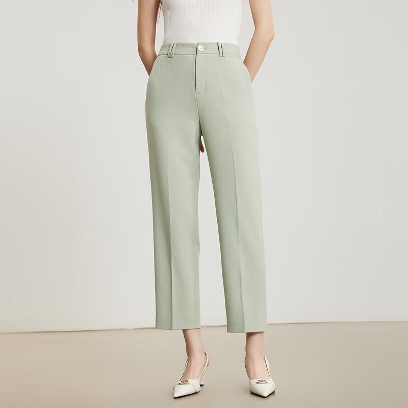 Ge Jin Women's Slim-Fit Straight Leg Casual Suit Pants