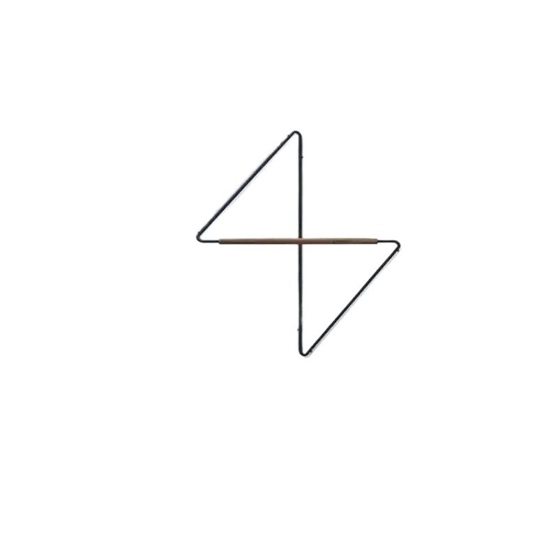 Eckaufhänger Schmiedeeisen Holz Kleiderständer Kreativ Modern Minimalistisch Kleiderschrank Möbel Für Zuhause Offener Schrank Schlafzimmermöbel