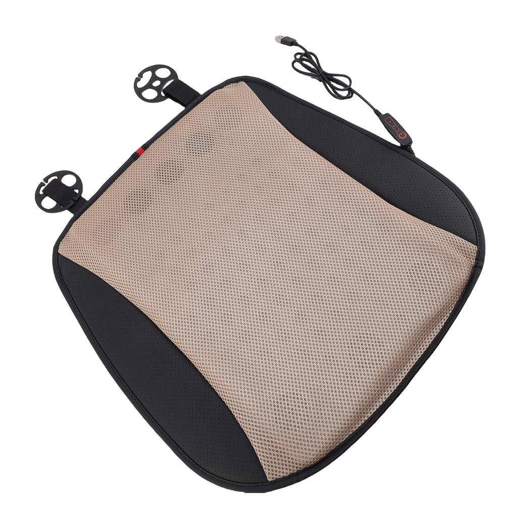 Cooling Car Cushion USB Powered 3 Temperature Settings Universal Ventilated Cooling Car Pad for SUV Truck Van RV Seat