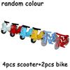 Non-Toxic Moc City Traffic Road Signs Signal Light Building Block Bike Bicycle Scooter Motorcycle Vehicle Scene Construction Accessories