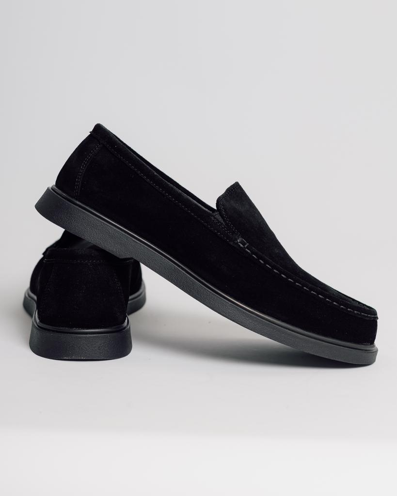 Men's Loafers Davis 460910 40 Black Suede
