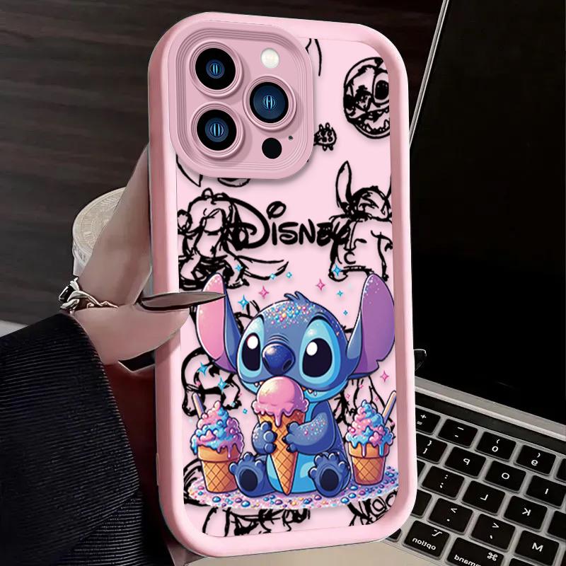 

Милый чехол для телефона Disney Stitch для Xiaomi Redmi Note 13 12 11 Pro Plus 4G 5G 12S 11S 10S 10 9 9S 8 12C 13C A3 Мягкий силиконовый чехол Redmi Note 13 Pro 4G