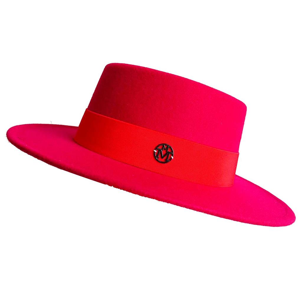 Fedora Autumn And Winter Hat Letter Accessories French Retro Punk Men And Women Wide Brim Hat Gorras Hats For Man