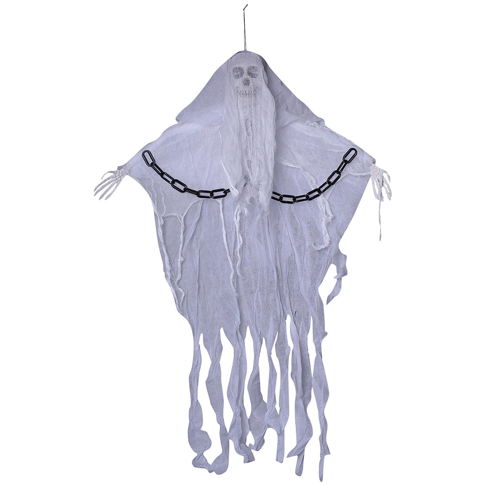 

Украшения ужасов на Хэллоуин 3D бумажный кулон вечеринка на Хэллоуин дом с привидениями бар украшения ужас реквизит One Size белый