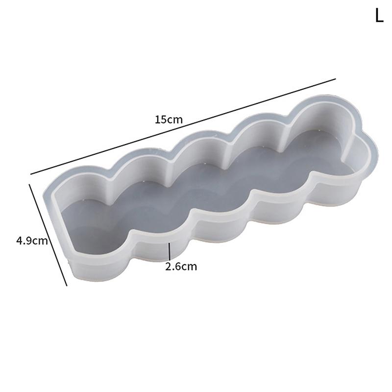 

5-ти полостная форма для свечей в форме сердца с любовью DIY Ароматерапия Гипсовая силиконовая форма Домашний декор Украшение Ручная работа Изготовление свечей Формы из смолы L