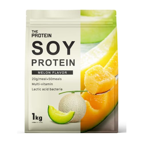 

THE PROTEIN Melon Flavored Soy Protein, 1kg, 11 Vitamins, Made in Japan, Low Carb, Low Fat, High Protein, Muscle Building, Takeuchi Pharmaceutical