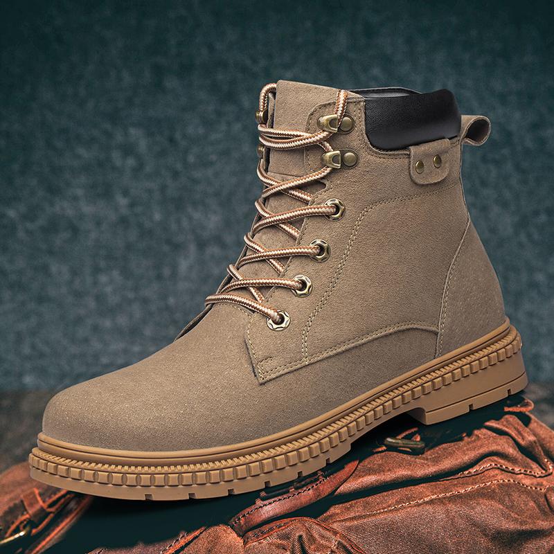 Брендовые уличные мужские ботинки ручной работы — фото 4