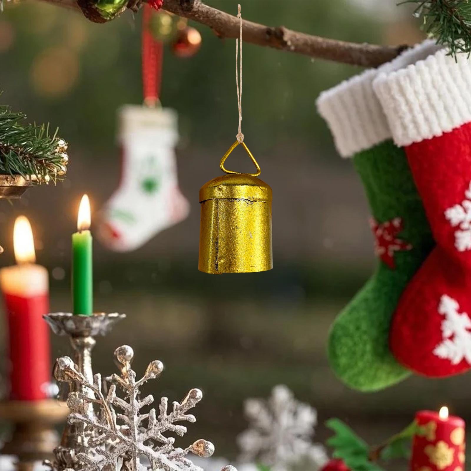 

Vintage Cowbell Mixed Set Wind Chimes Christmas Metal Crafts One Size